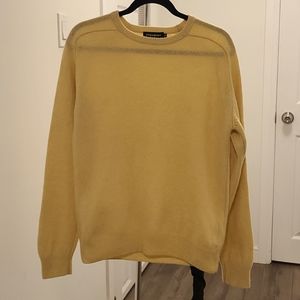 Yves Saint Laurent Yellow Crewneck Sweater